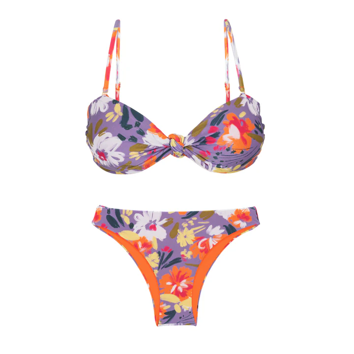 BIKINI GARDEN-FLOWER ESSENTIAL BANDEAU JOY