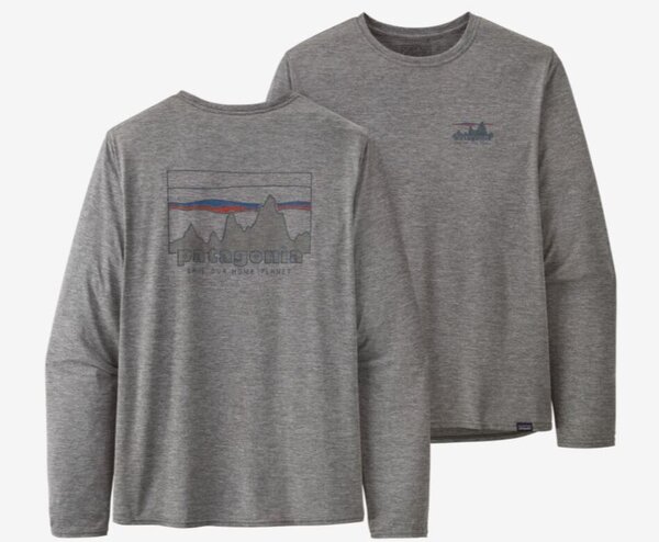 M's L/S Cap Cool Daily Graphic Shirt