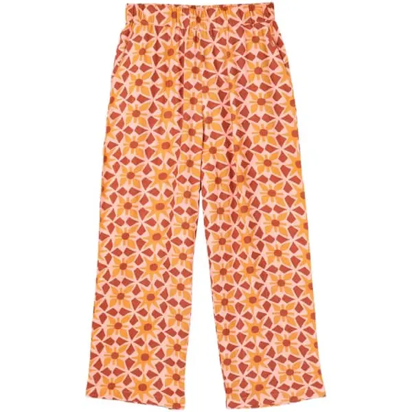 Elasticated printed linen R1AZULEJO-PT
