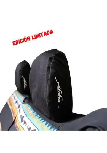 [ALHEAD1UNIBL-0-ALL-Unisex] FUNDA ALOHA REPOSA CABEZA COCHE BLK