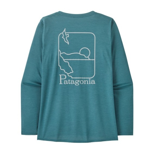 W's L/S Cap Cool Daily Graphic Shirt - Waters