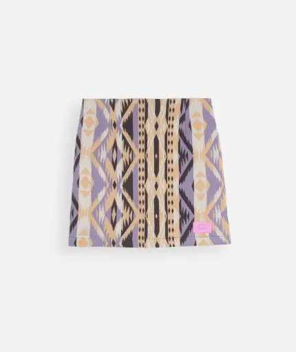 Jacquard woven mini skirt R1XODA-MNS